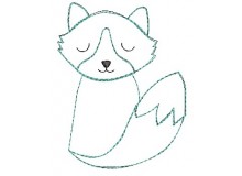 Stickdatei - Herr Fuchs Doodle